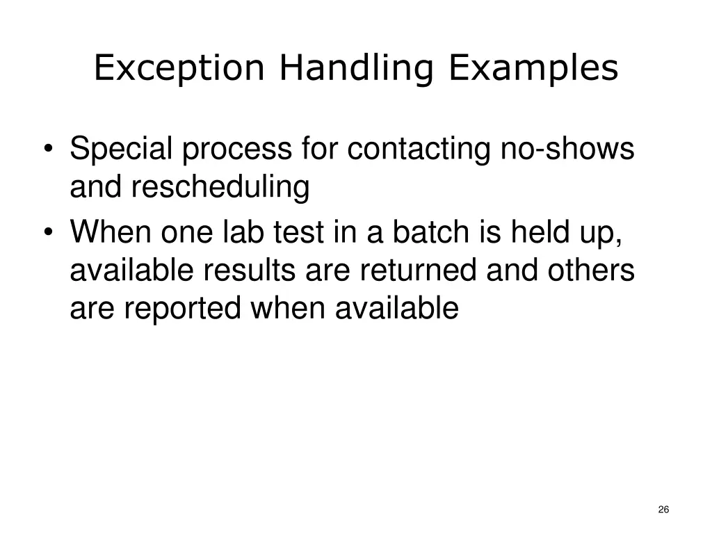exception handling examples