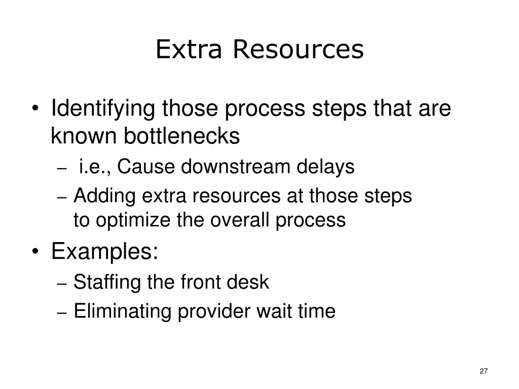 extra resources