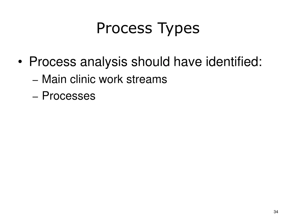 process types