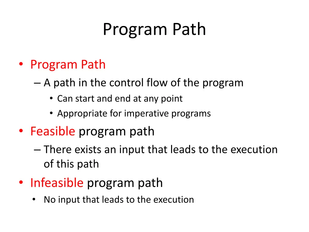 program path