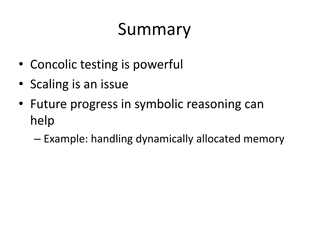 summary