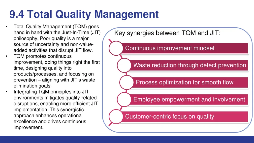 9 4 total quality management