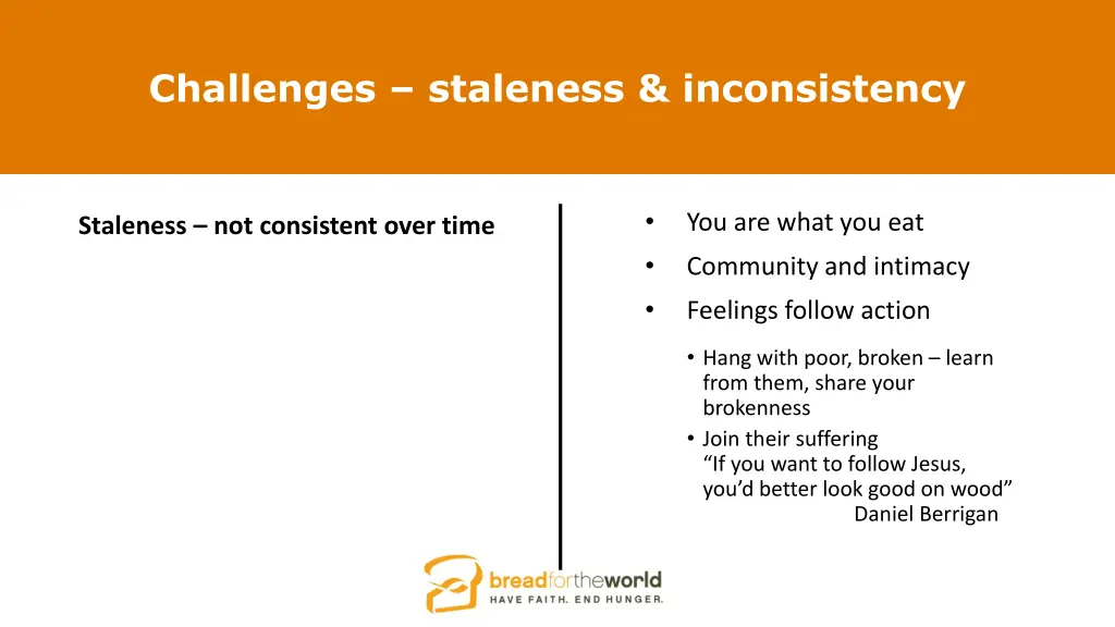 challenges staleness inconsistency