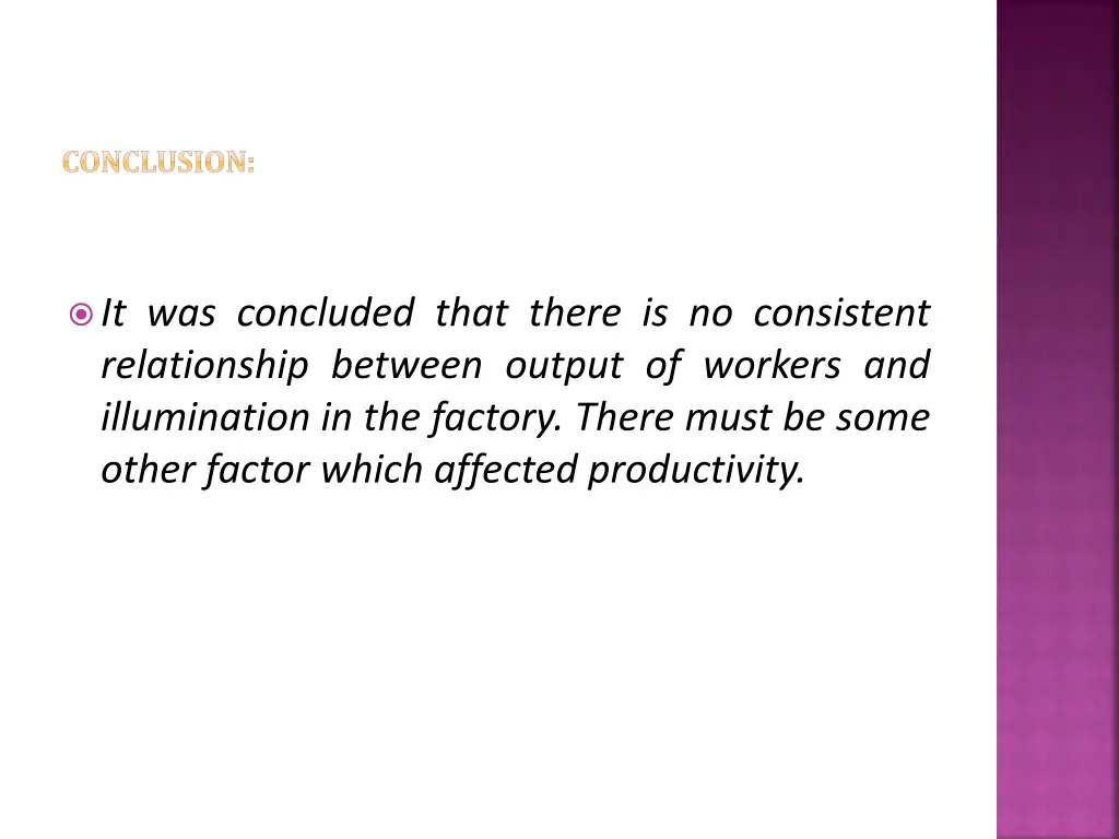 conclusion