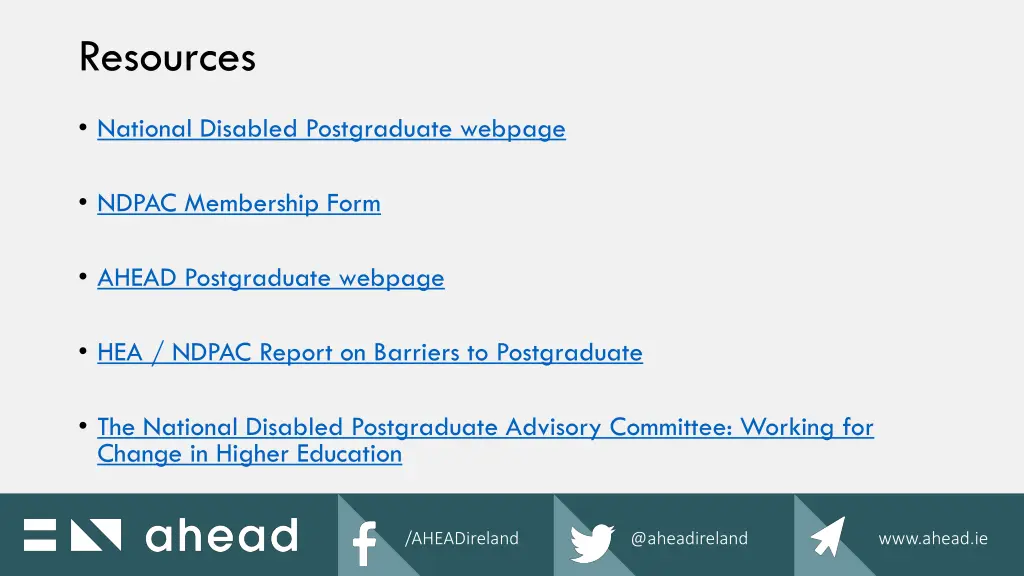 resources