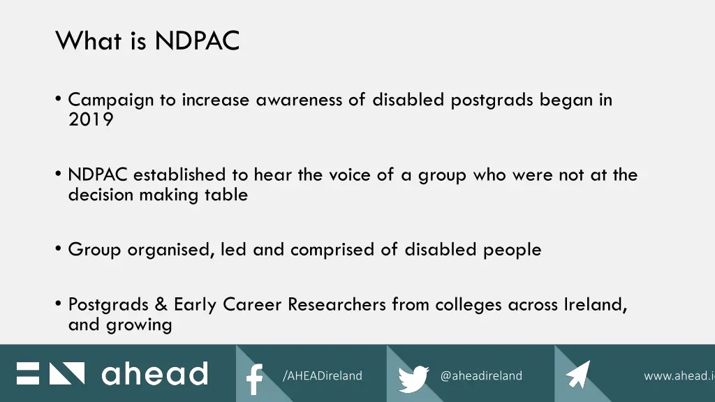what is ndpac