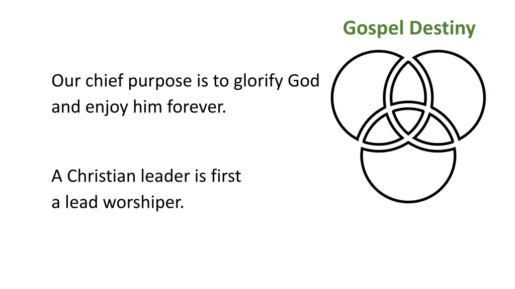 gospel destiny