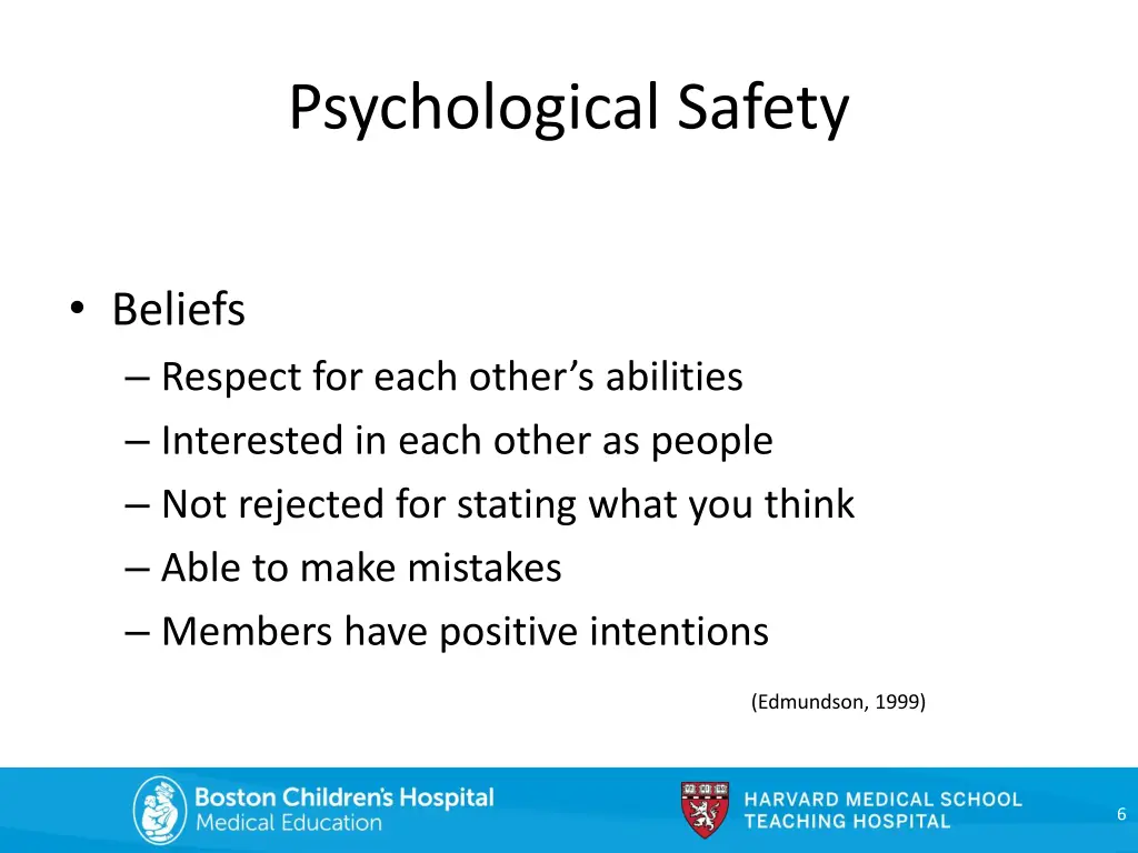 psychological safety