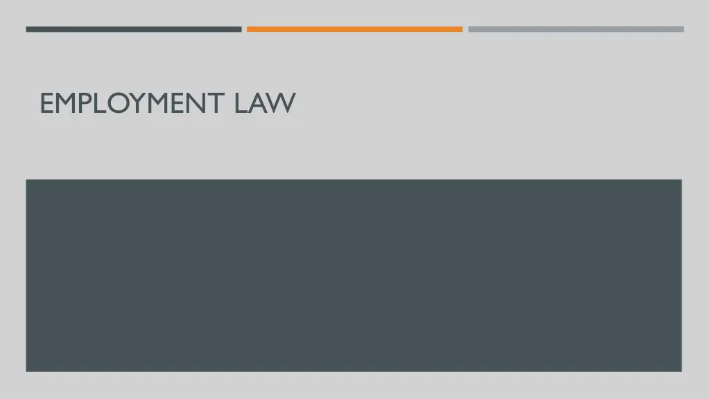 employment law