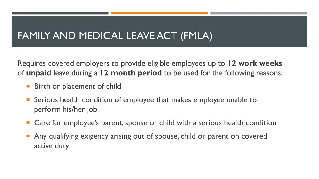 family and medical leave act fmla 1