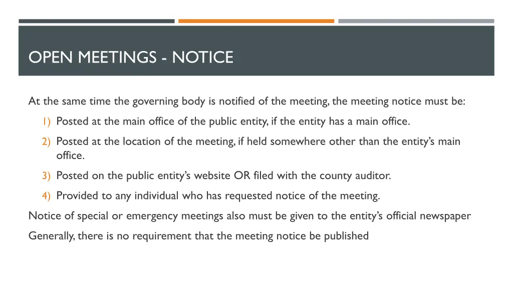 open meetings notice 1