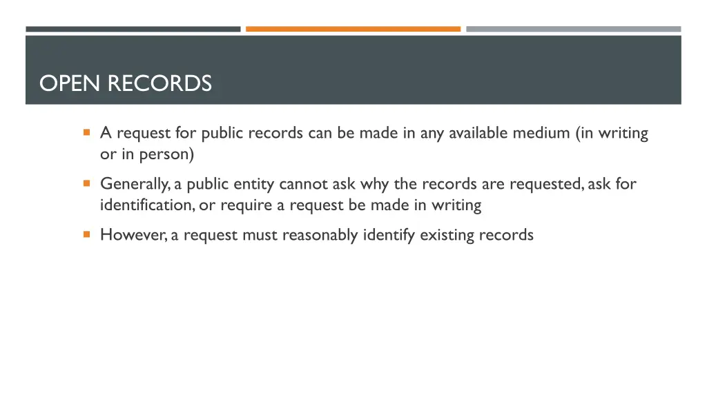 open records 1
