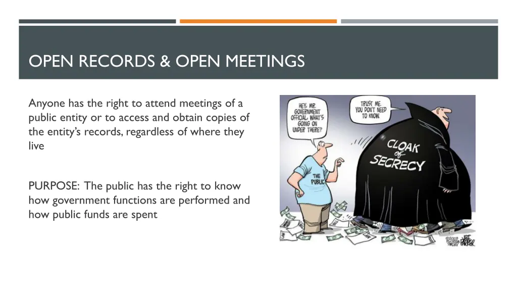 open records open meetings 1