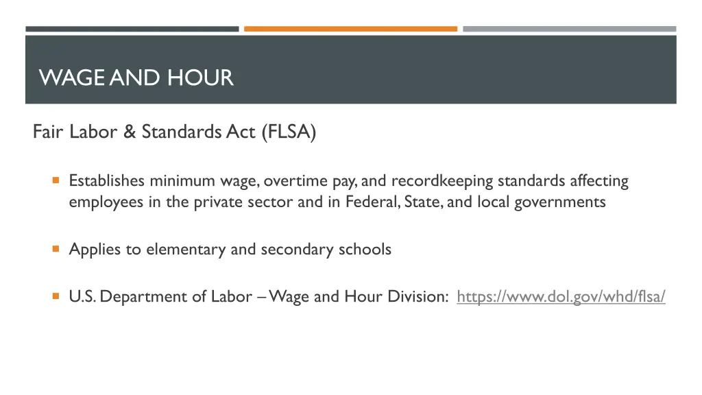 wage and hour