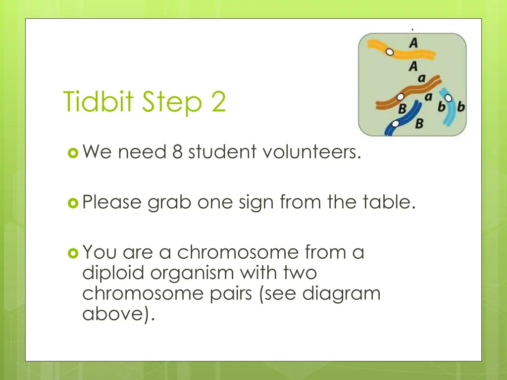 tidbit step 2