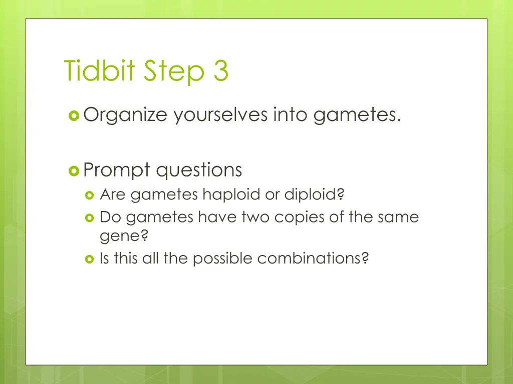 tidbit step 3