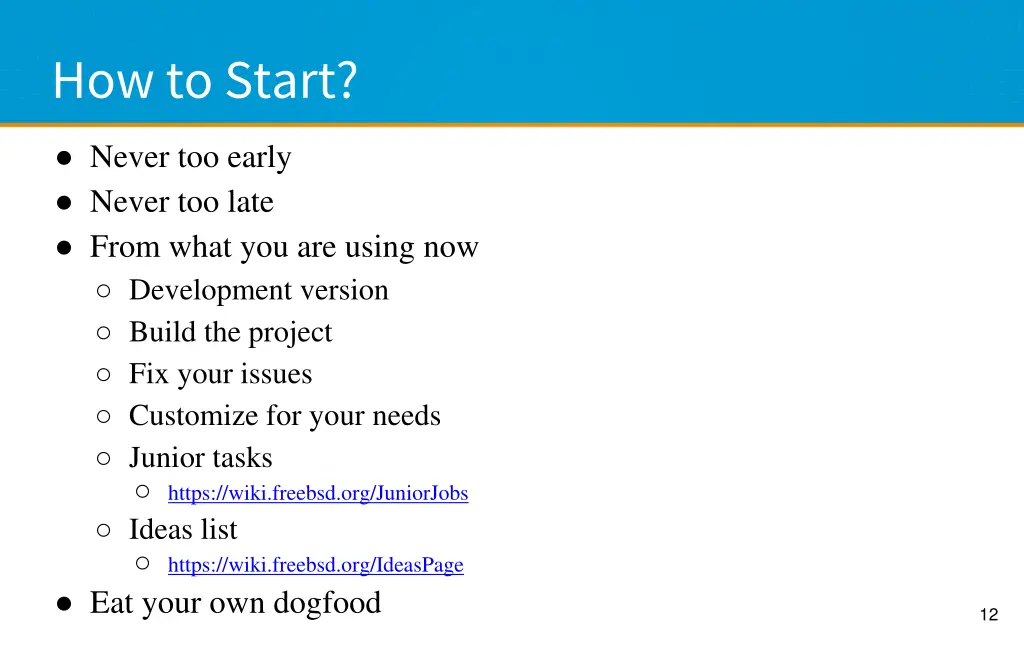 how to start