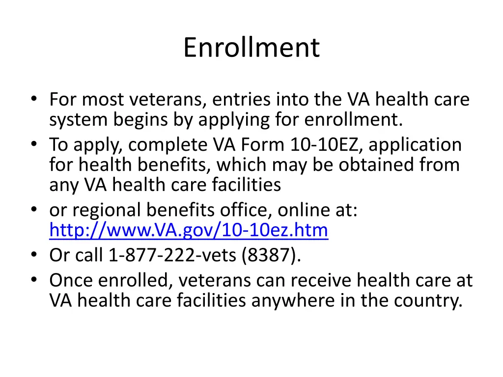 enrollment