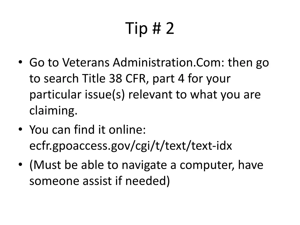 tip 2