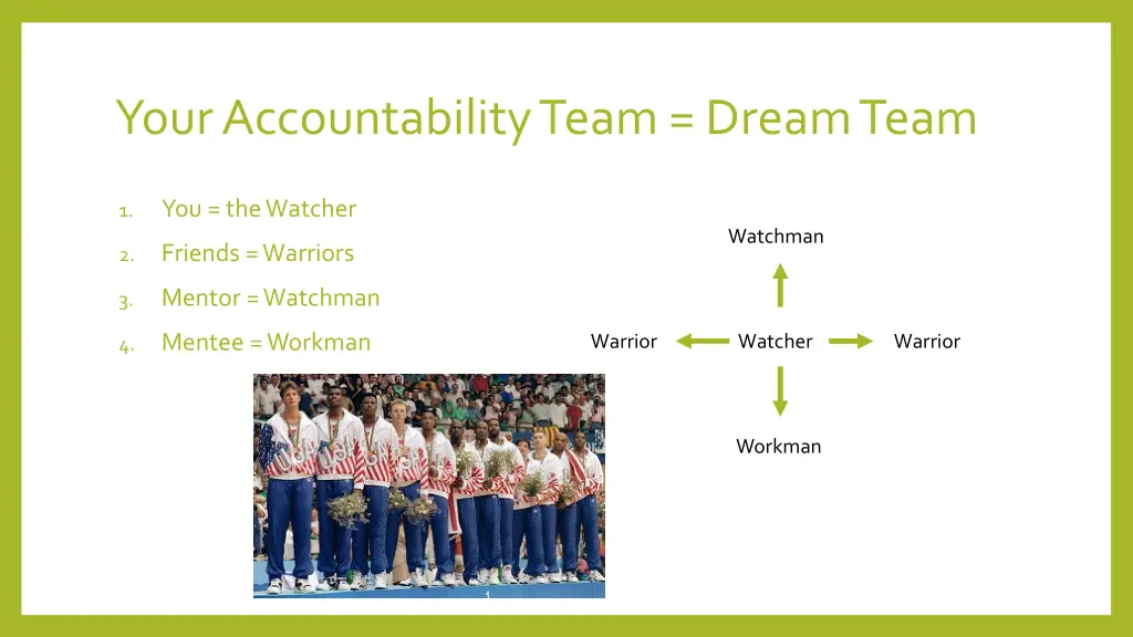 your accountability team dream team