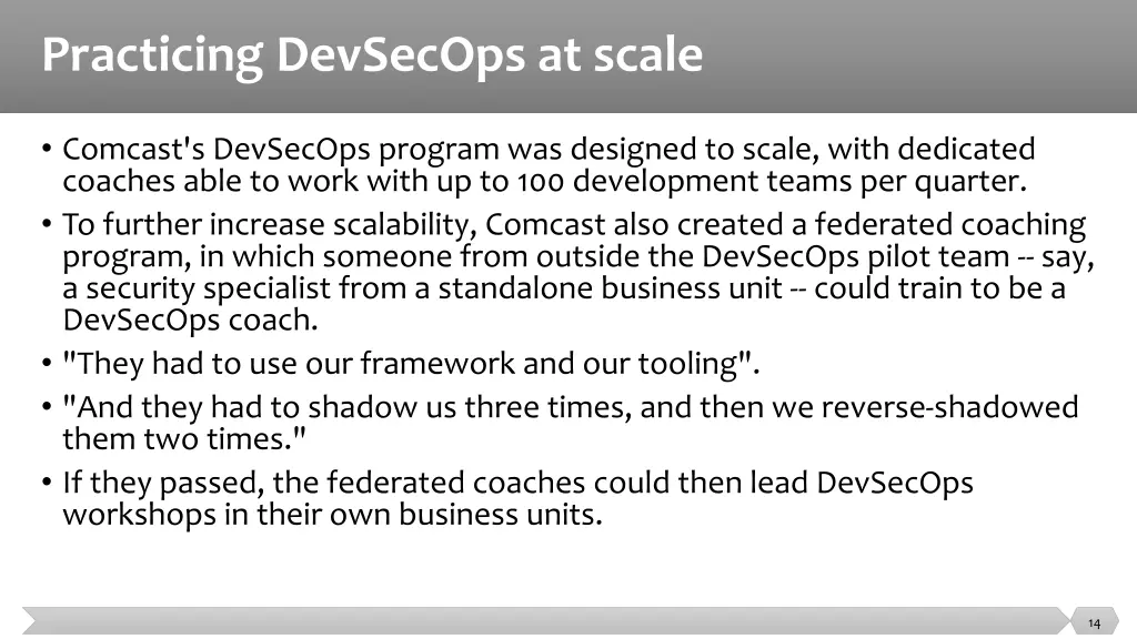 practicing devsecops at scale 1