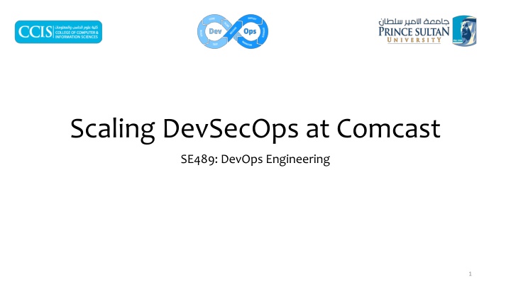 scaling devsecops at comcast
