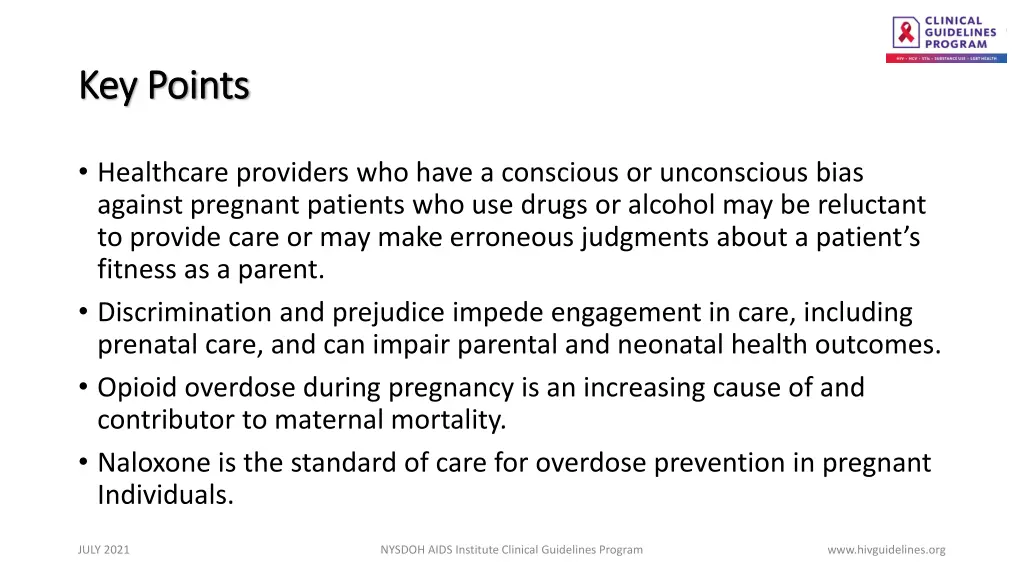 key points key points