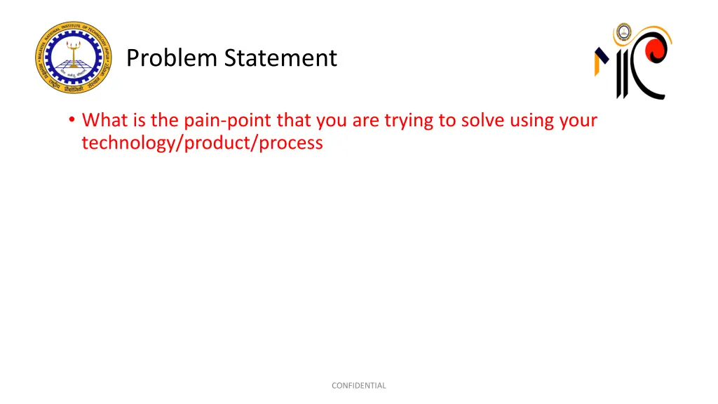 problem statement