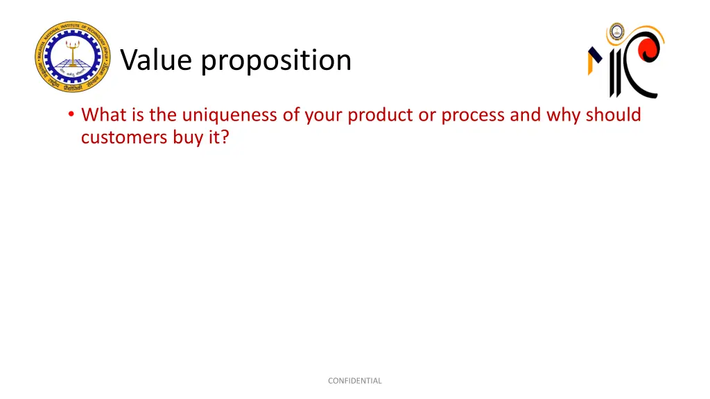 value proposition
