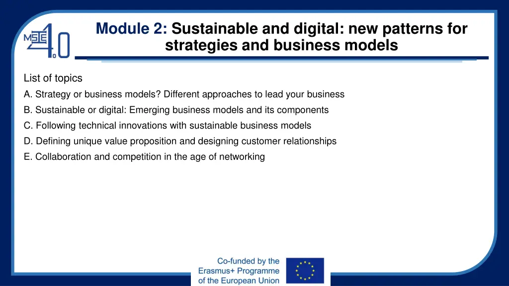 module 2 sustainable and digital new patterns