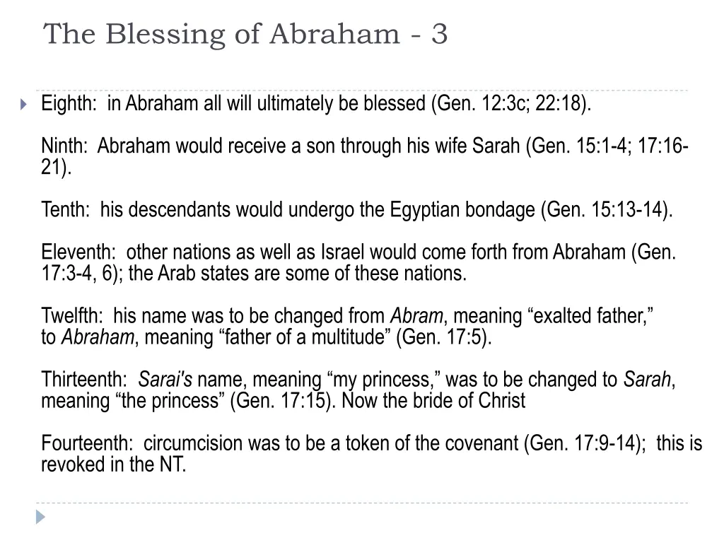 the blessing of abraham 3