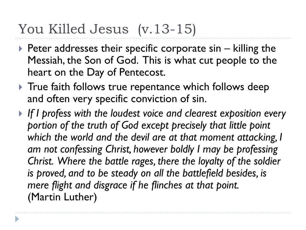 you killed jesus v 13 15