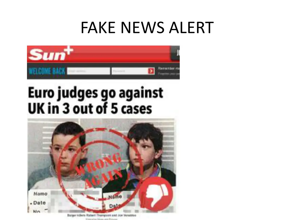 fake news alert