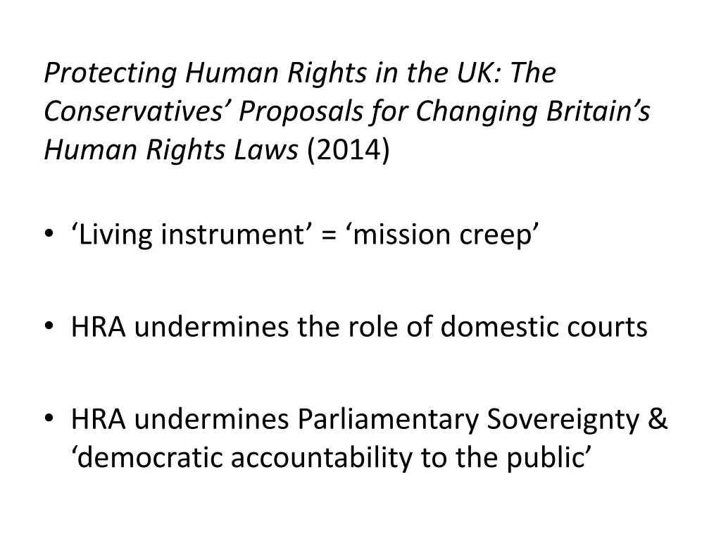 protecting human rights