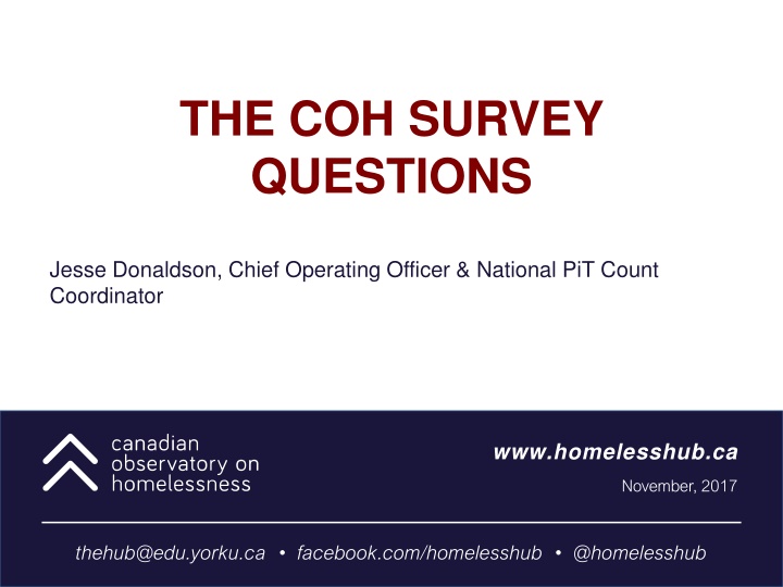 the coh survey questions