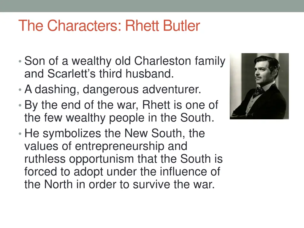the characters rhett butler