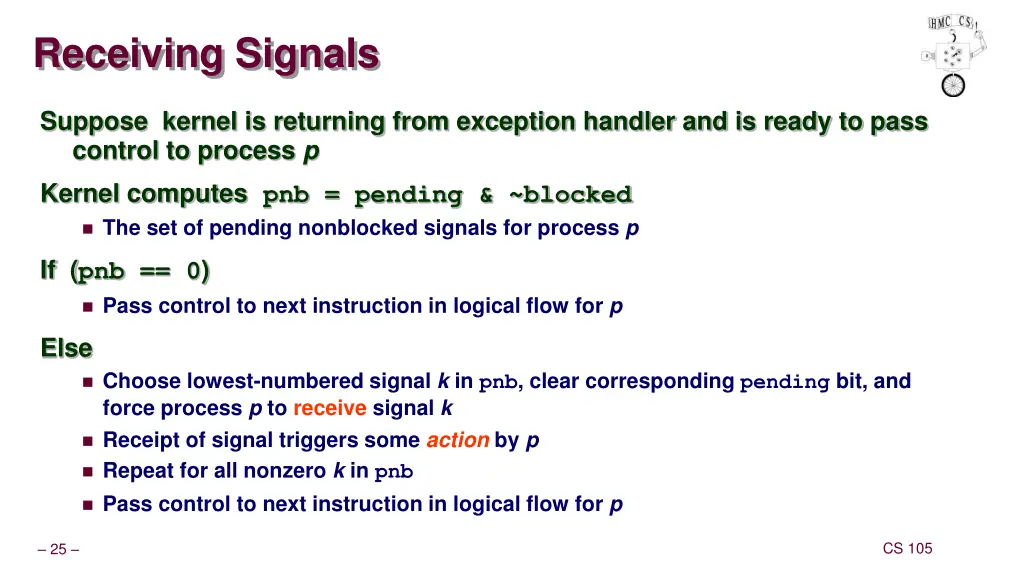 receiving signals 1
