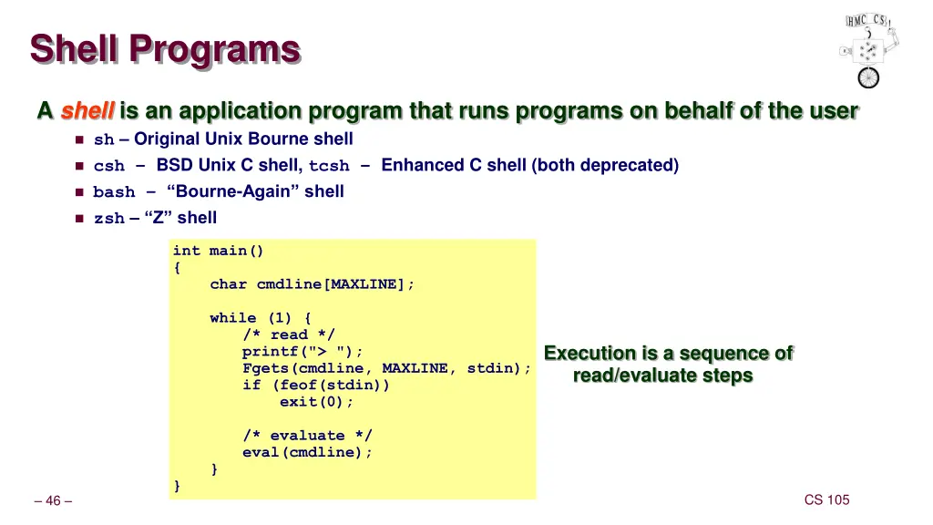 shell programs