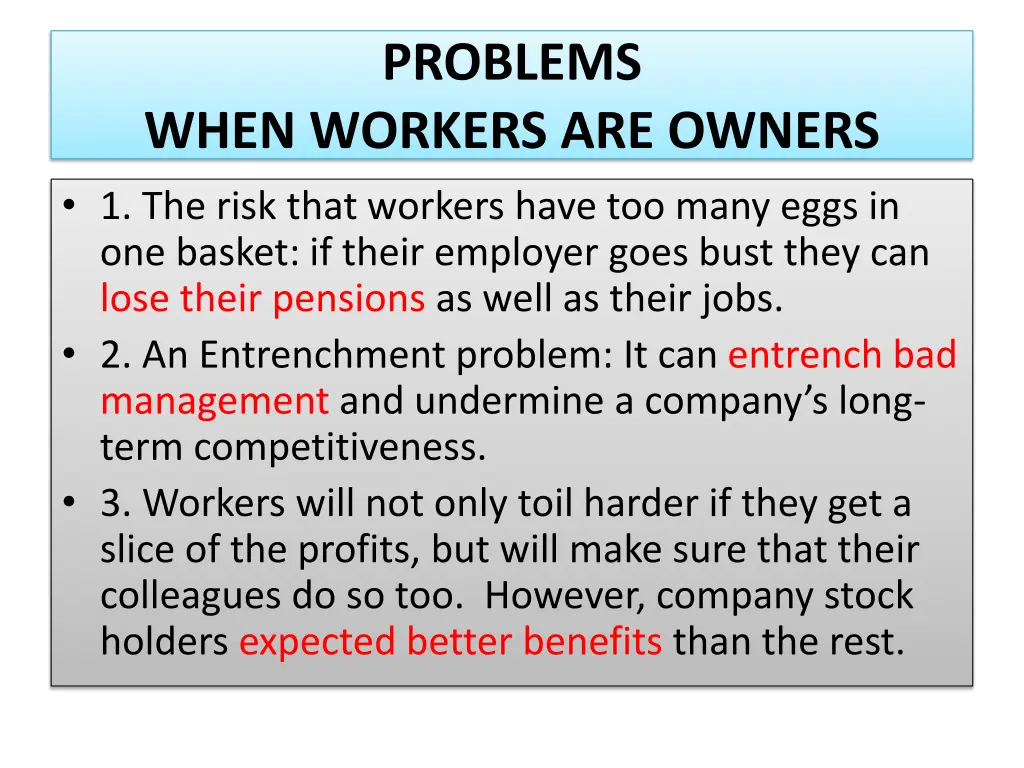 problems