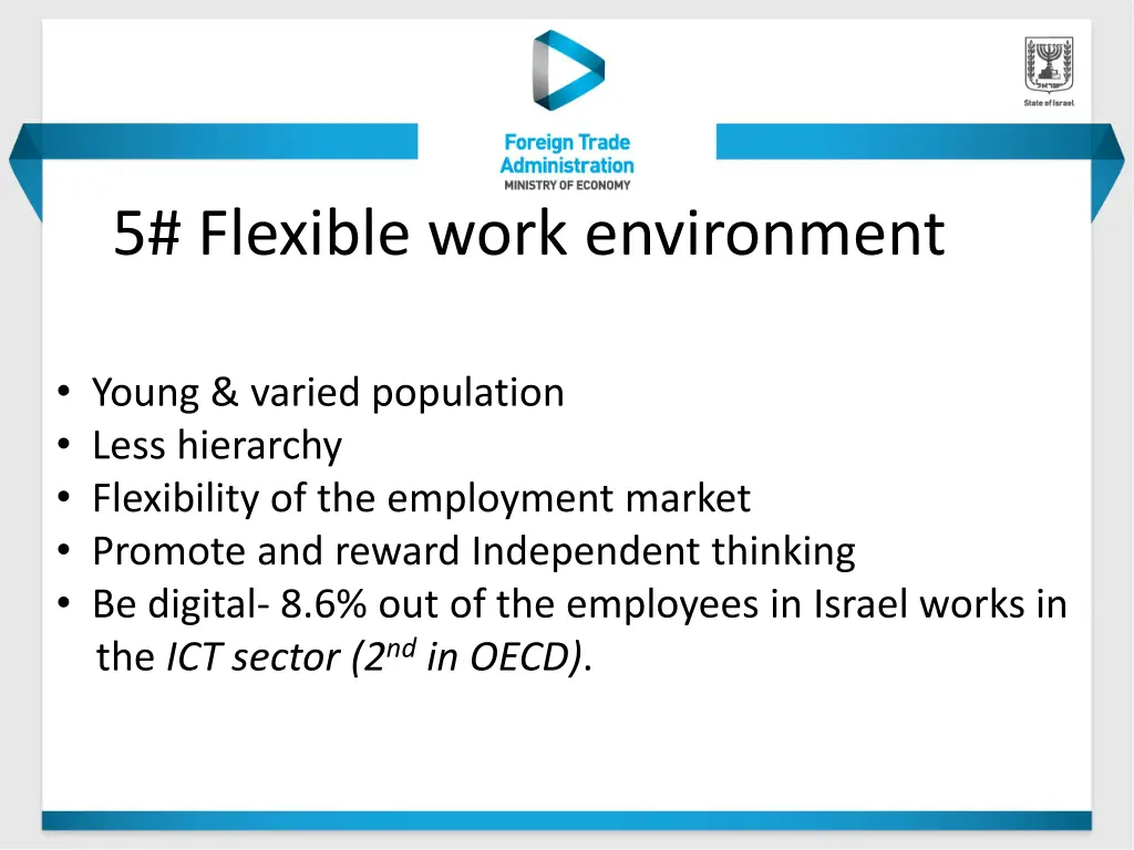 5 flexible work environment