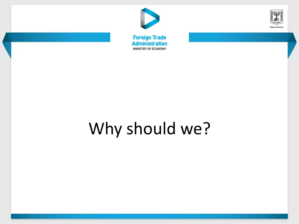 why should we
