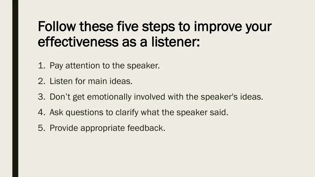 follow these five steps to improve your follow