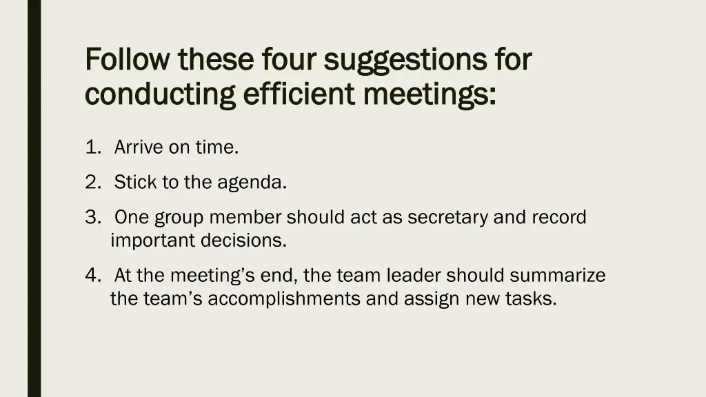 follow these four suggestions for follow these