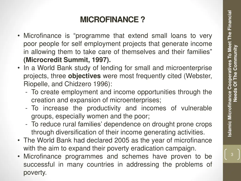 islamic microfinance cooperatives to meet 1