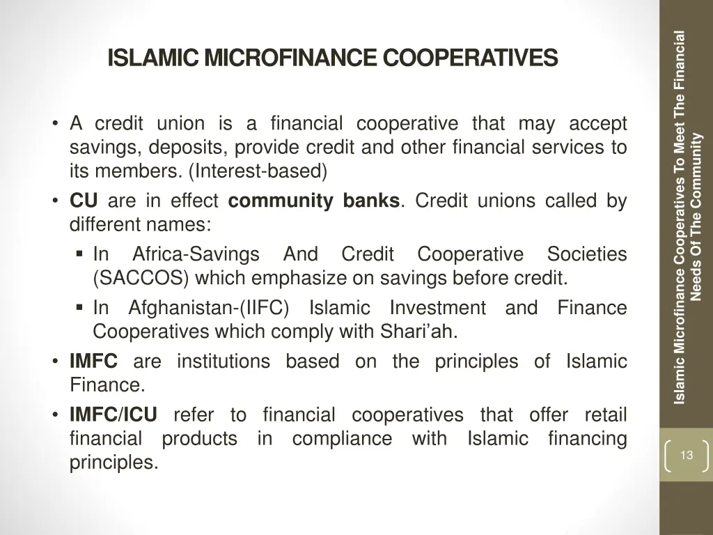 islamic microfinance cooperatives to meet 11