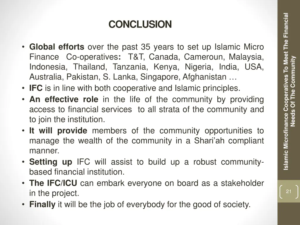 islamic microfinance cooperatives to meet 14