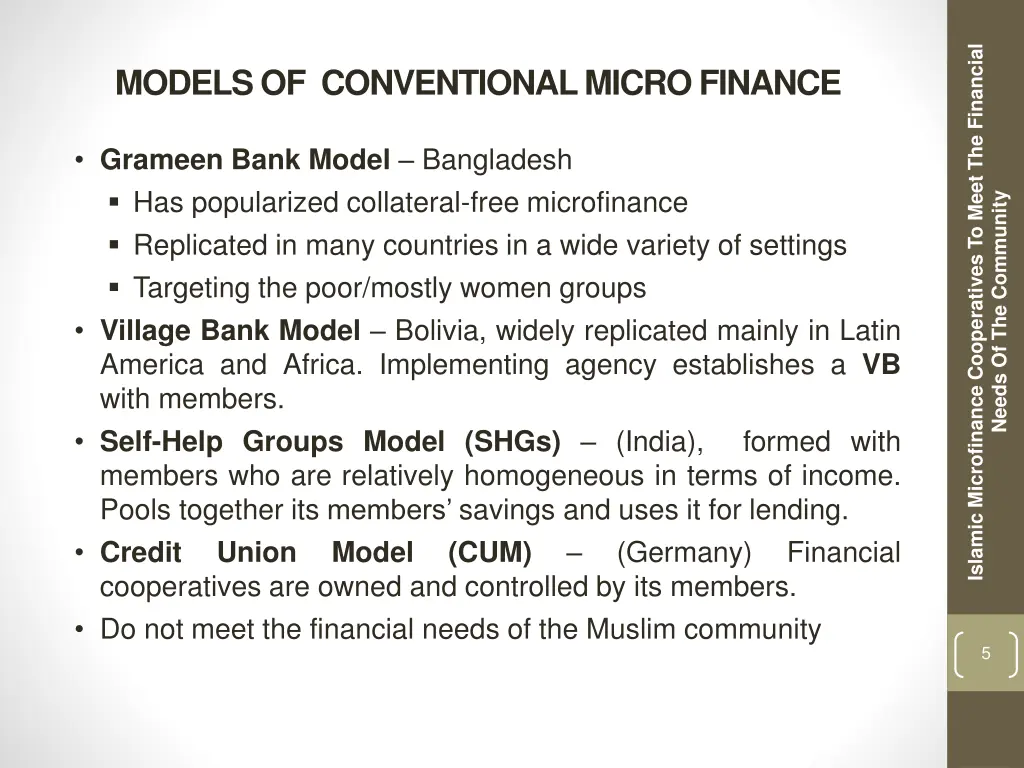 islamic microfinance cooperatives to meet 3