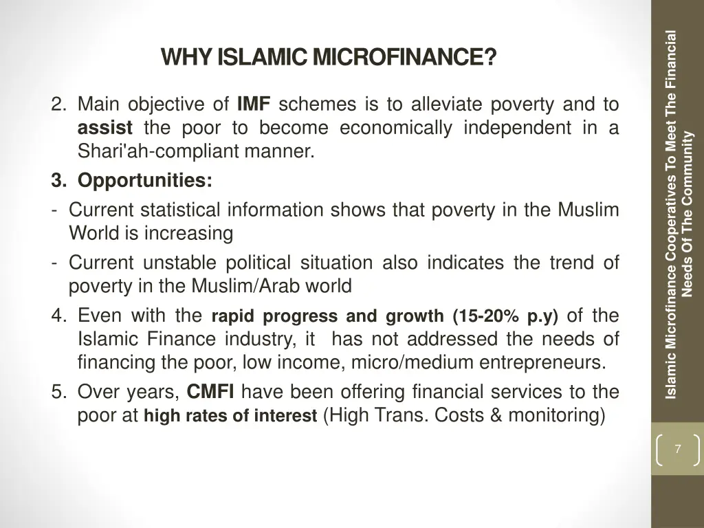 islamic microfinance cooperatives to meet 5