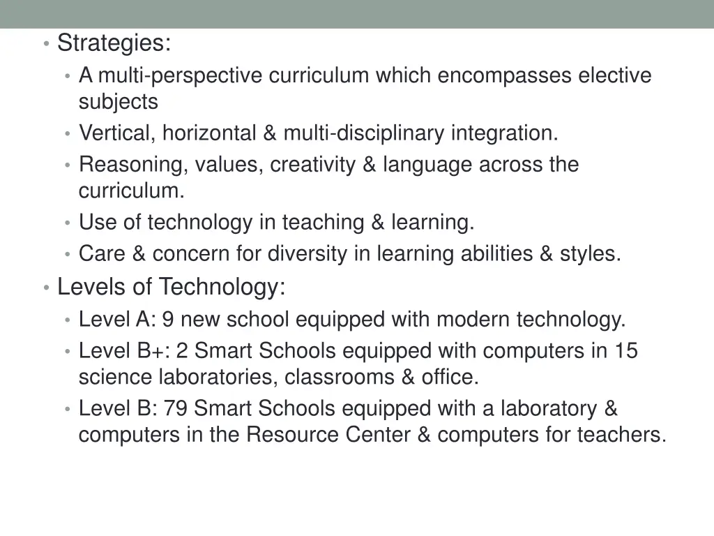 strategies a multi perspective curriculum which