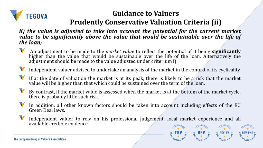 guidance to valuers 1